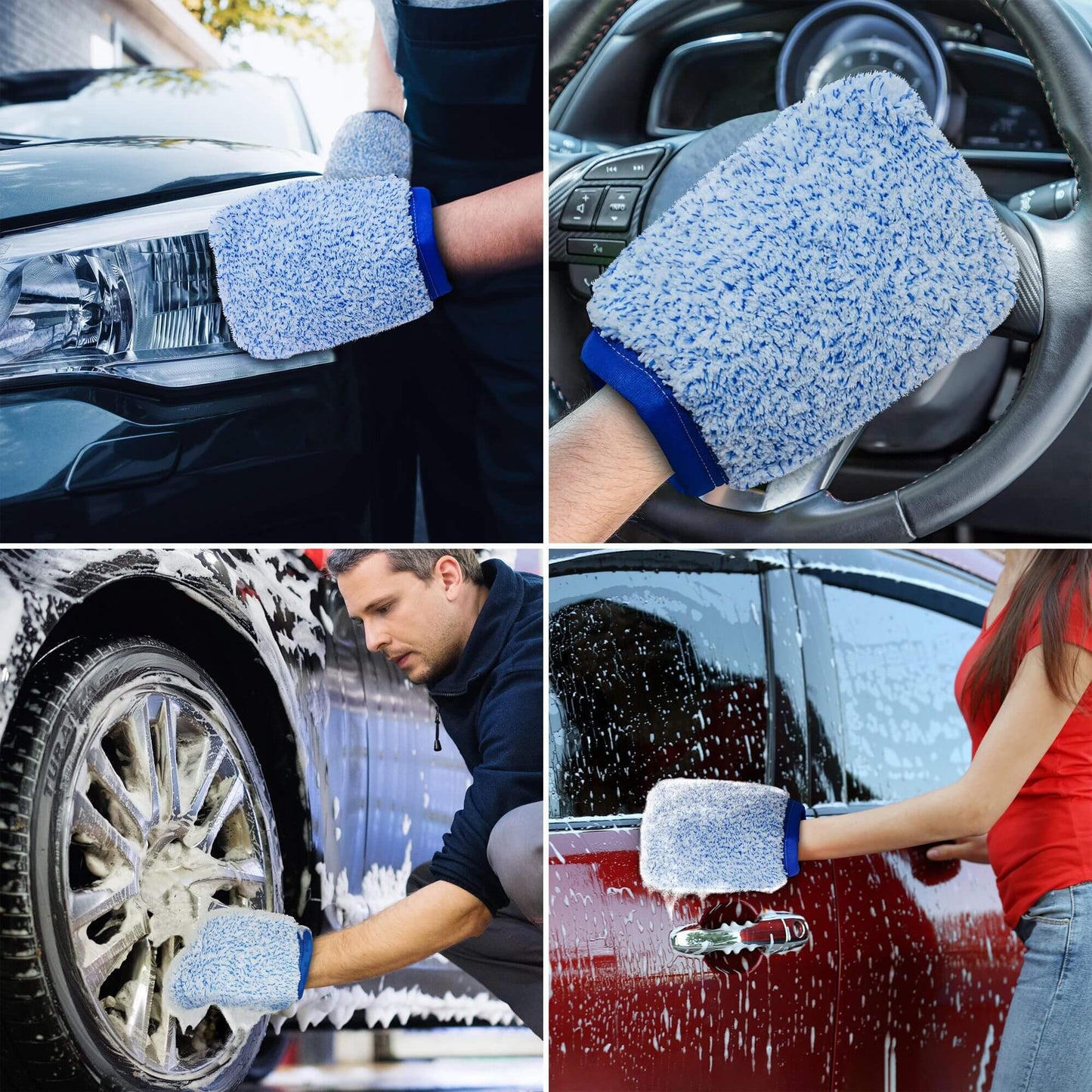 microfibre car wash mitt use inside or out