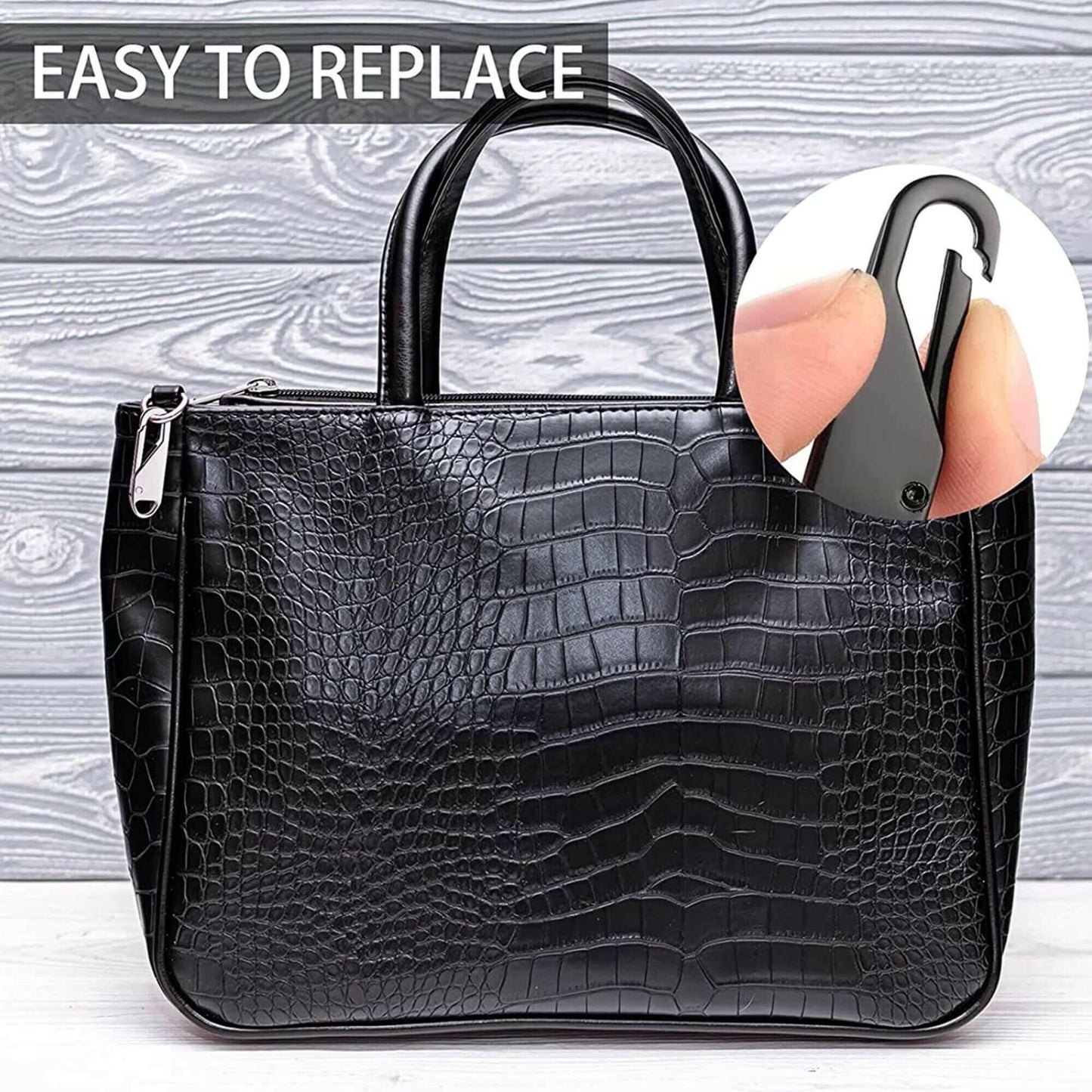 Handbag and zip puller replacement