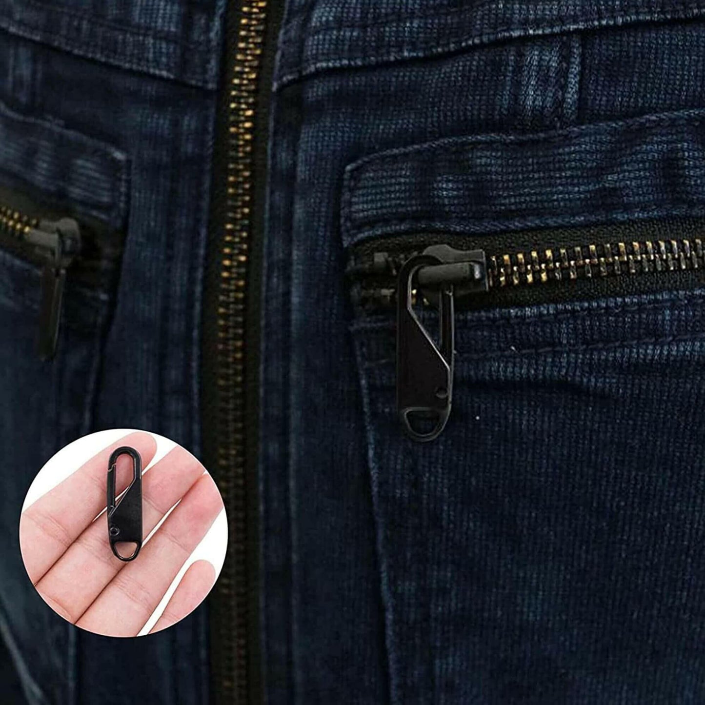jeans pocked zipper puller