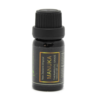 10ml bottle of Manuka Essential Oil with label