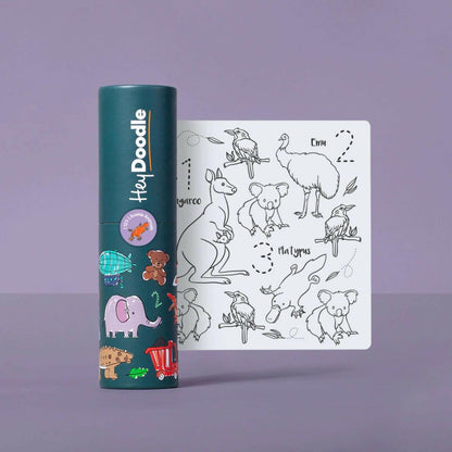 kids reusable silicone placemat aussie animals