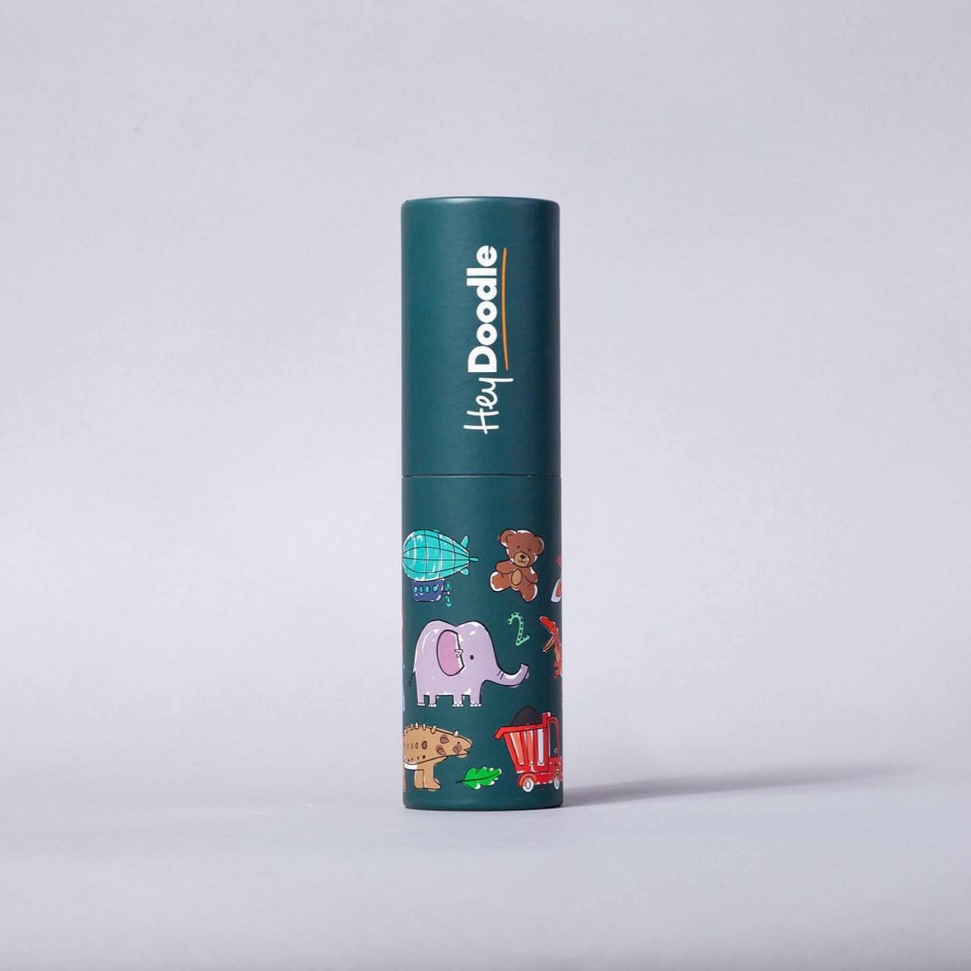 kids reusable silicone placemat in cylinder